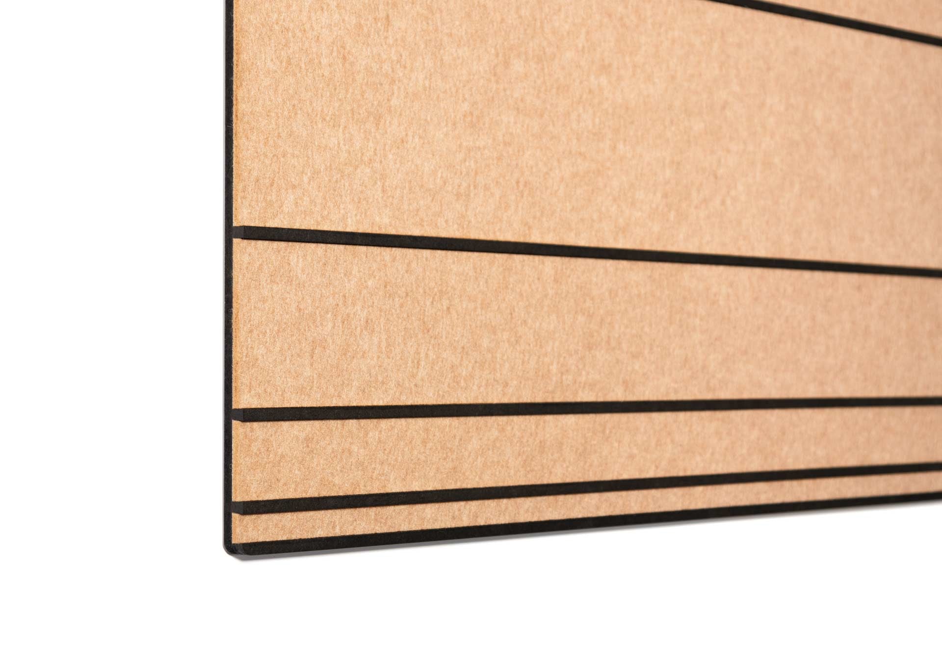Hochwertiges 3D Wandbild in der Farbe beige und schwarz aus Filz und Holz