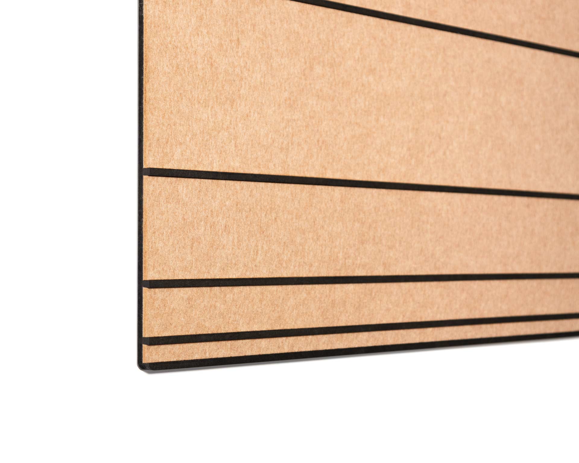 Hochwertiges 3D Wandbild in der Farbe beige und schwarz aus Filz und Holz